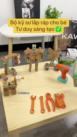 Đồ chơi kỹ sư lắp ráp giúp bé tư duy sáng tạo #dochoi #dochoikysu #dochoikysulaprap #viralvideo #fpyシ #dochoithongminh 
