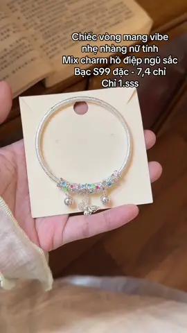 Chiếc lắc Bạc S9999 mà bạn nữ nào cũng mê #xuhuong #lactaybac #lactaybac #tiembacngochuyen 