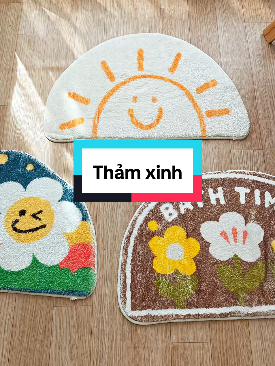 Thảm chùi chân lông cừu nhỏ xinh mềm mại. #xuhuong #viralvideo #kimhue #hungchieu #tiktok #thinhhanh #decor #viral #tiktokxuhuong 