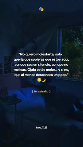 No Quería Molestarte 🥺🌙 Sígueme, si te gusta mi contenido ✨ #paratiiiiiiiiiiiiiiiiiiiiiiiiiiiiiii #madrugada #frases #buenasnoches #dedicatoria #pensamientos #haru_17_23 #akureyri 