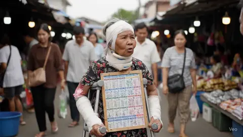 ยายขายหวย #ai #veo #midjourney #chatgpt #gemini #ตลก #CapCut 