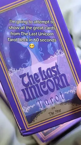 Absolutely love this #tarot  deck from the #movie #TheLastUnicorn ,who else loves this movie 🥰#tiktokshop #productreview 
