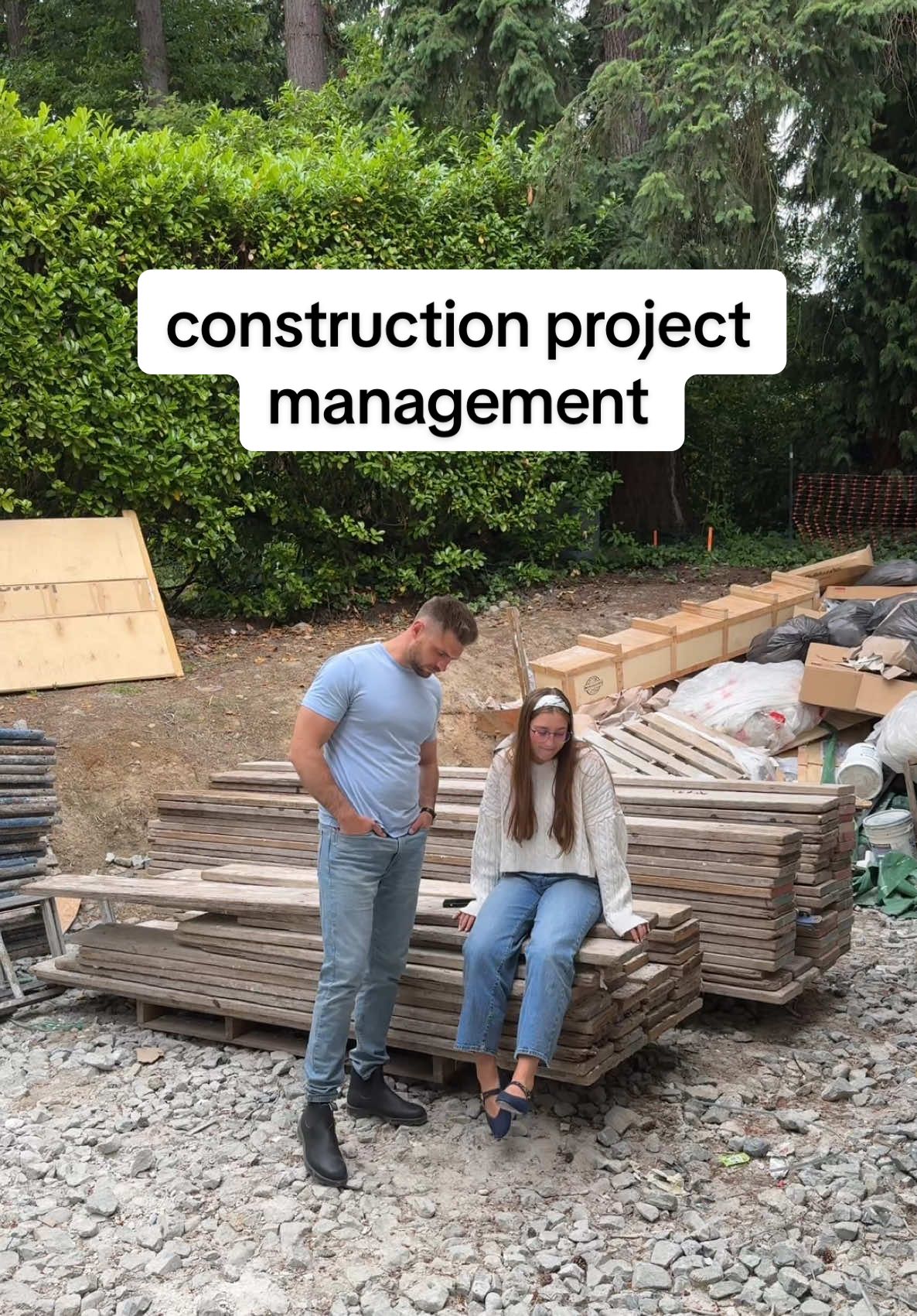 we are a team 💁‍♀️ project manager & realtor duo 😎 #construction #constructionhumor #contentcreator #realestateinvesting #projectmanagement #superintendent #realtor  #billionaire 