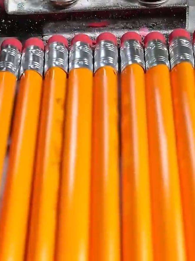 Annual Production of 500 Million Pencils_ How Are Colour Pencils Made In The Chinese Factory. #factory #shorts #machine 