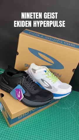 NINETEN GEIST EKIDEN HYPERPULSE🔥 Drop 8mm, midsole empuk, outsole cengkeram kuat. Daily run, Long Run 5Km 10Km gas🔥 Beli Sebelum Kehabisan #sepaturunning #binsik #SepatuRunningLokal #Running #pelarikonten #nineten #fyppppppppppppppppppppppp #original #masukberandafyp 
