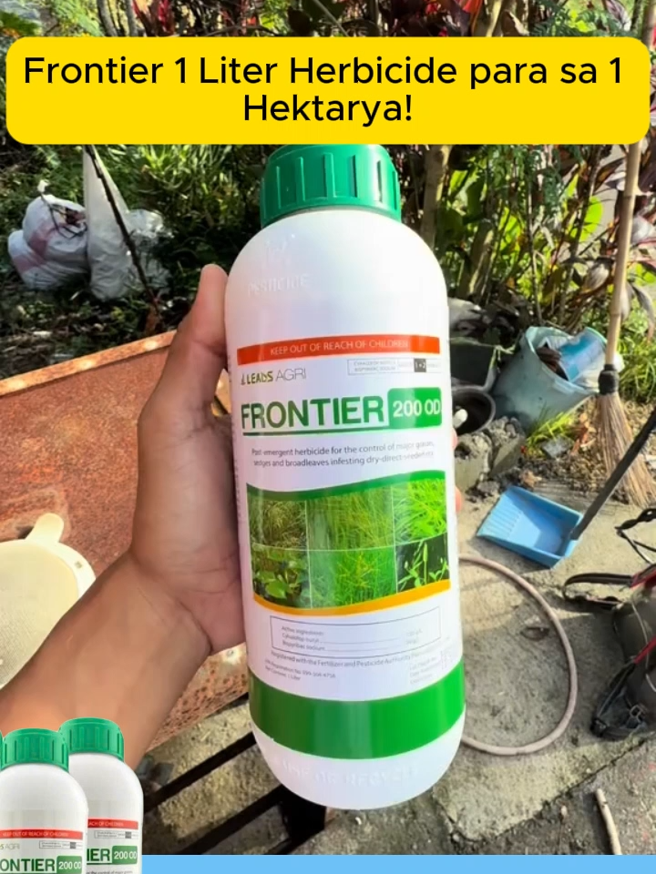 Mas malakas ang palay kapag wala nang damong kaagaw! #frontier200od #Herbicide #farmer