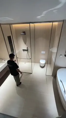 Wet and dry separation, shower room#jlaluminumfactory #Aluminiummanufacturer #China #Showerroom