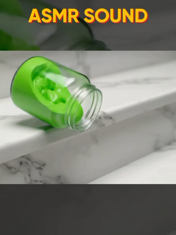 #Green Liquid jar breaking asmr #asmr #asmrsounds #asmrvideo 