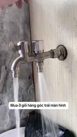 Đầu vòi nước 2 đầu inox 304 #dauvoinuoc #dauvoitangap #dauvoinuoctangap 
