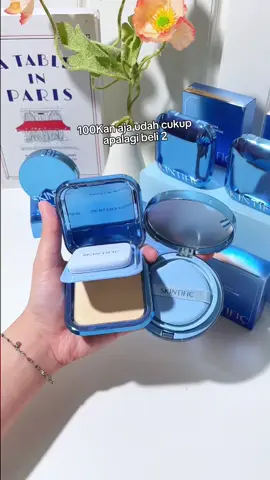 🌻Two way cake ini cocok untuk kamu yang lagi buru-buru tapi tetep keliatan cantik di depan gebetan! 🙂‍↔️🥰 Cobain, deh, Ultra Cover Powder Foundation untuk hasil makeup yang flawless! Checkout di TikTok Live Skintific sekarang, yaa🥰 #skintific #ultracoverpowderfoundation #mukaberminyak #makeuptahanlama #ectoin #twowaycake