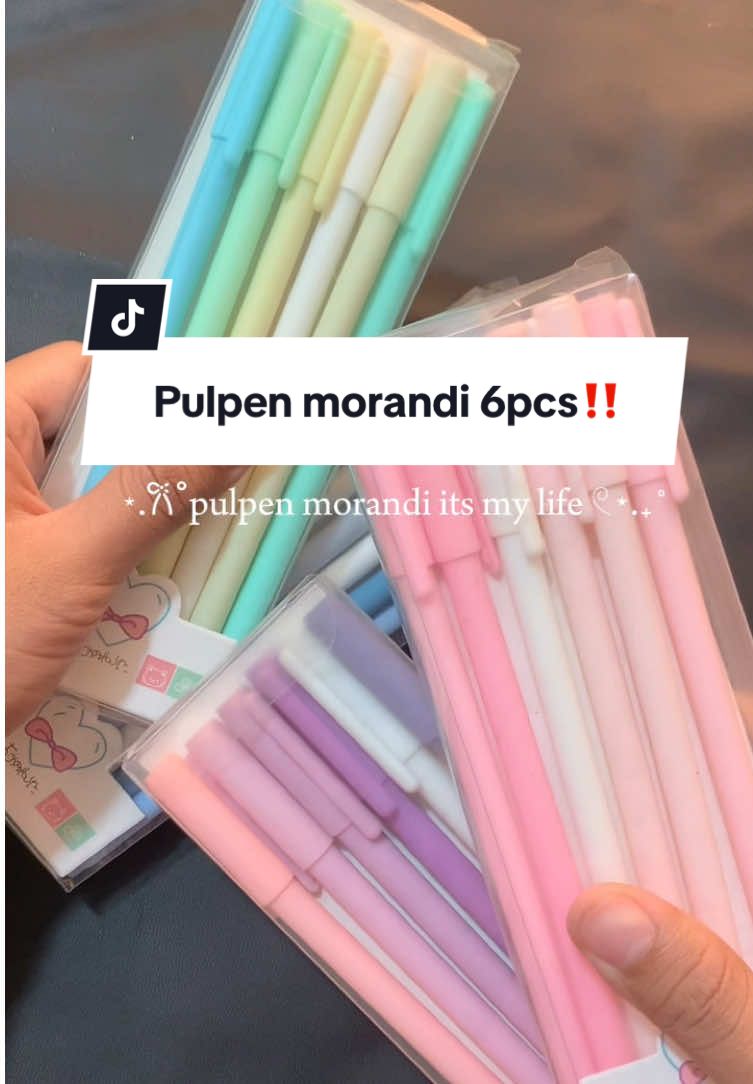 Pulpen morandi 6pcs‼️#fivevoo #aesthetic #morandi #pulpenviral #pulpen #pulpenmurah 