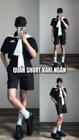 Quần short kaki nam #fyp #outfit #review #xuhuong 