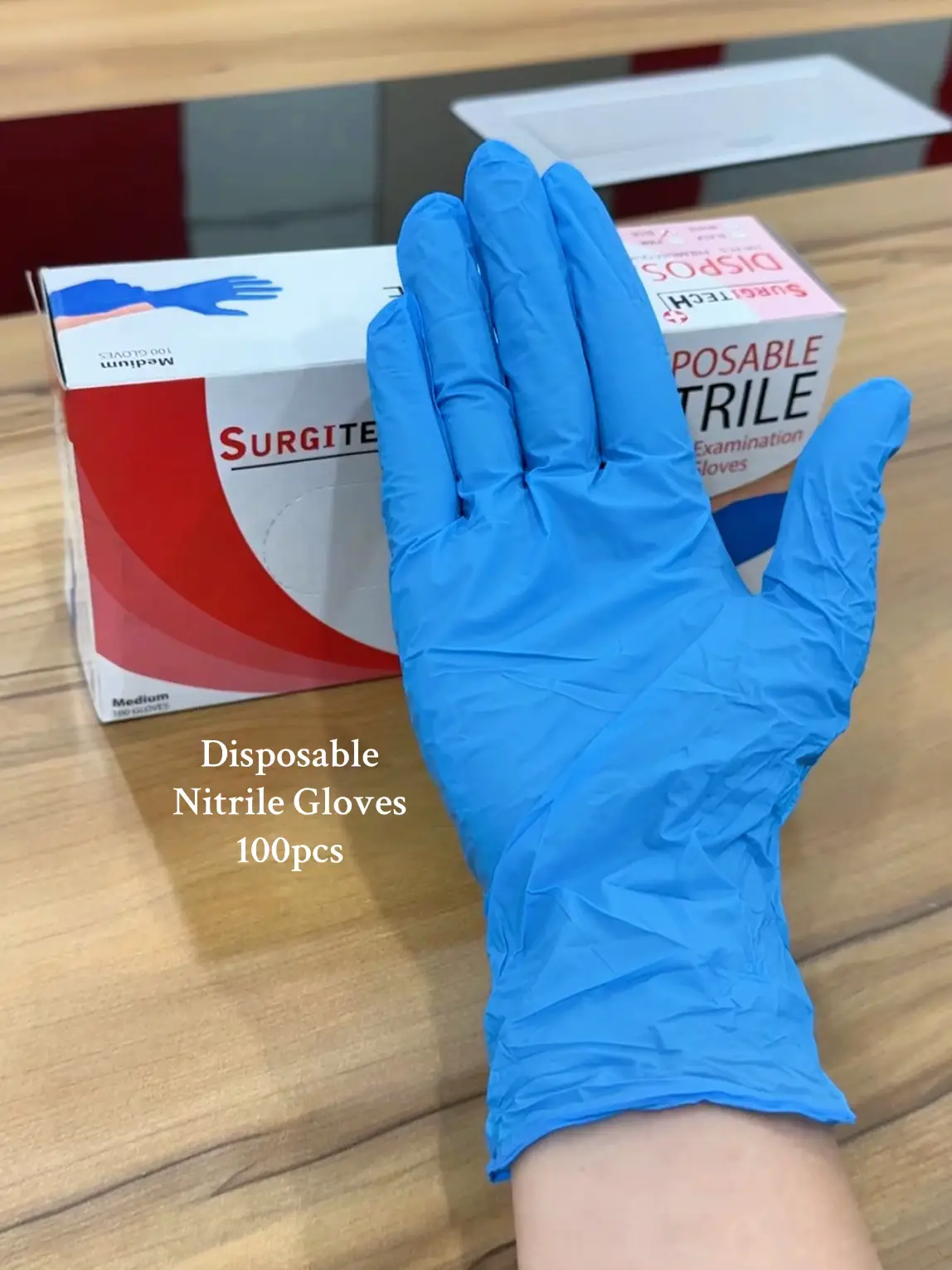Disposable Nitrile Gloves available in all sizes here ➡️@May 𐙚 ⬅️ 100pcs na yan! Affordable at makapal na gloves ✅ #surgitech #nitrilegloves 