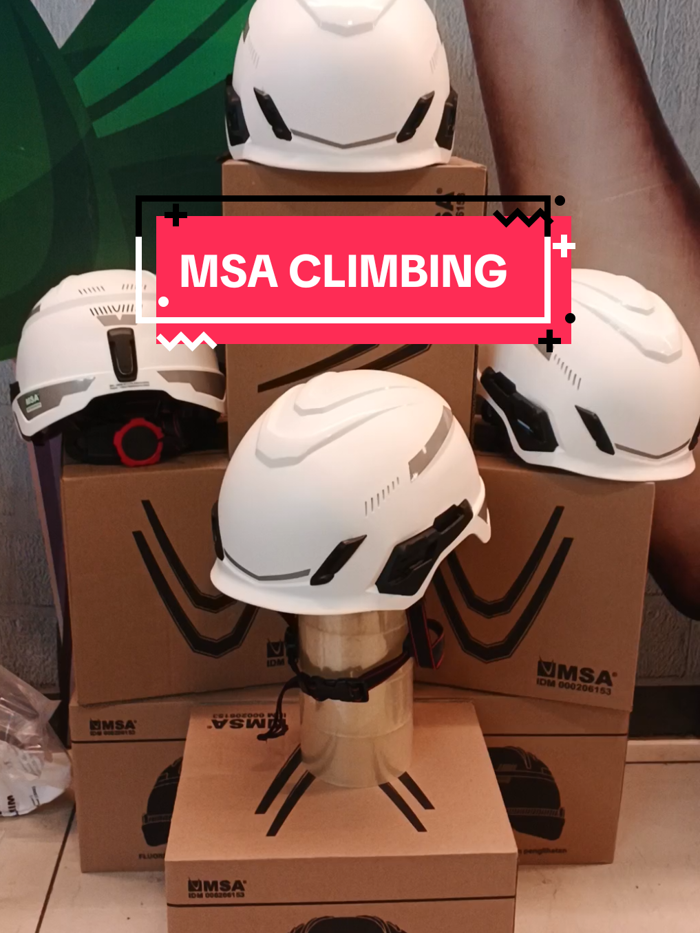 Helm safety MSA Climbing Lokal SNI #safety #climbing #msa#lokal #berkualitas 