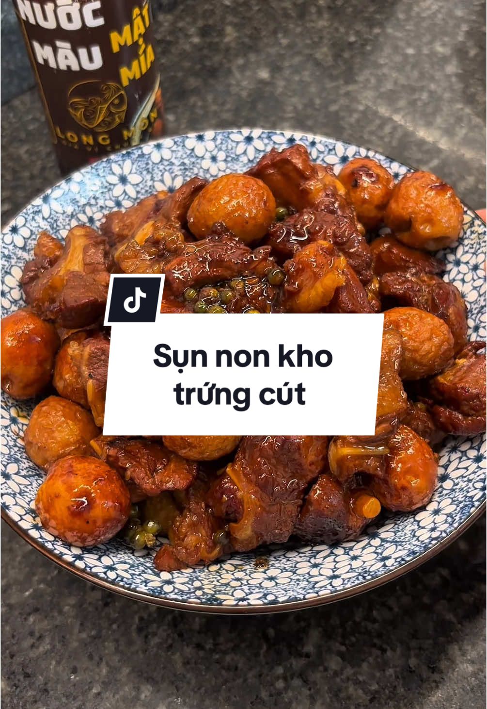 Sụn non kho trứng cút siêu tốn cơm,ngon bất bại 🤤 #suonnonkhotrungcut #thanhtam1107 #LearnOnTikTok #xuhuong #monngonmoingay 