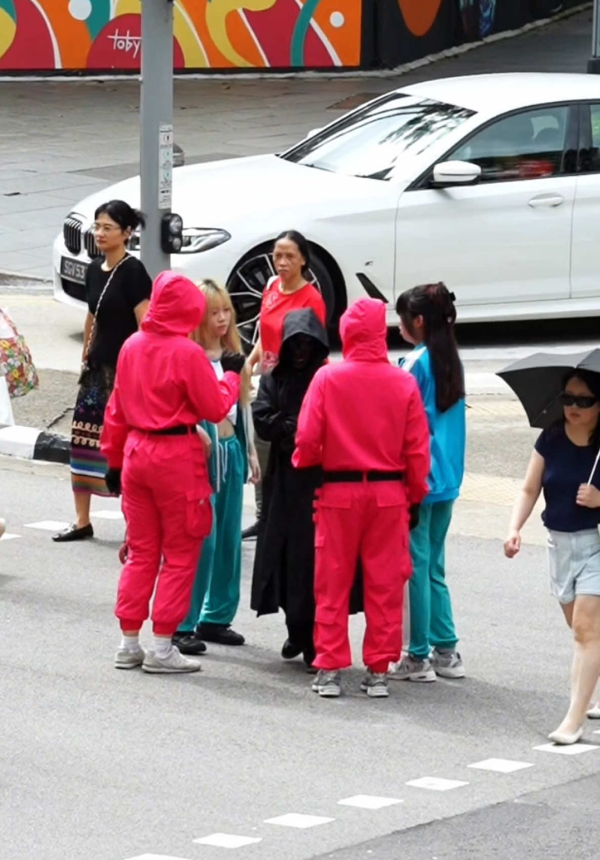 What kind of Korean mashup is this? Squid Game tension with a Katseye twirl—dance while crossing or get eliminated 💃🦑🚦 Get ready for @*SCAPE HALLYU WEEKEND, a non-stop celebration of killer dance moves, vocal performances and all things K-Pop!  Catch the Dance Dance Hallyu Finals, K-culture Market, K-drama costume rentals (yes, Squid Game!), Jam Republic workshops, K-Pop Audition by KQ Entertainment, iconic K-drama photo spots, and more! Let’s come together and live that Hallyu energy! 💥 📅 18–20 July 📍 *SCAPE (Various Locations) 🔗 bit.ly/scape-hallyu-weekend Dancers: @nuradancer @chgngngnd @isabxllaaaaaa @lxxhuui @luuluyee #orchardroadfashion #whatsyourjam #dancechallenge #squidgame #fyp #foryou 