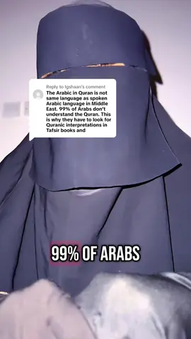 Replying to @Igshaan 99% of Arabs don’t speak  Quranic Arabic?? Is this true?  #revert #islamic_video #muslimtiktok 