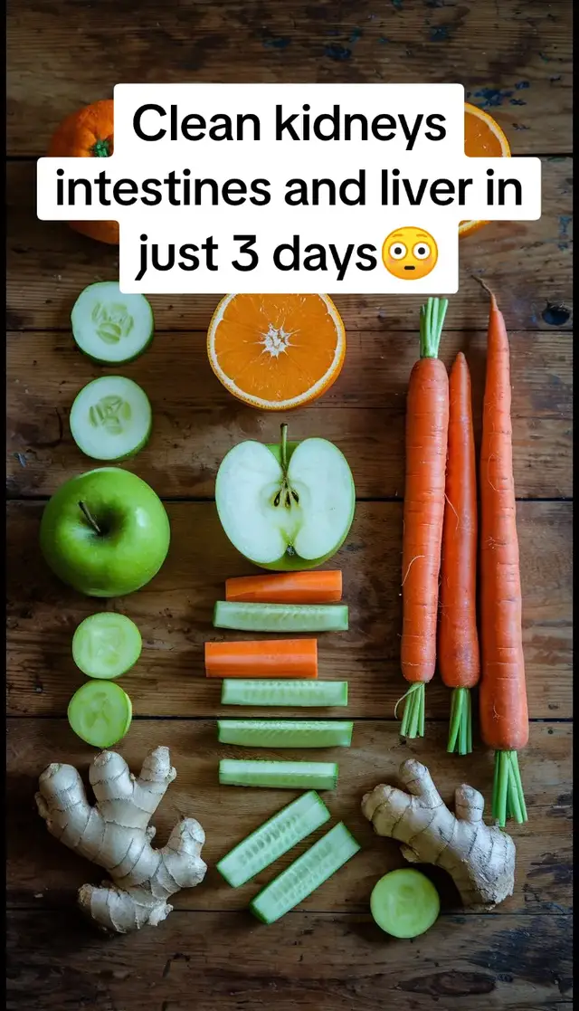 #kidney #liver #drink #celery #carrot #lemon #ginger #fattyliverdisease #livercleansedetox #kidneystones #kidneycleanse