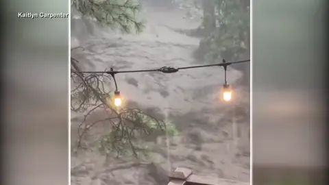 At least three people have been killed in a record-breaking flash flood that swept through a village in New Mexico. #news #flooding #flashflood #flood #newmexico