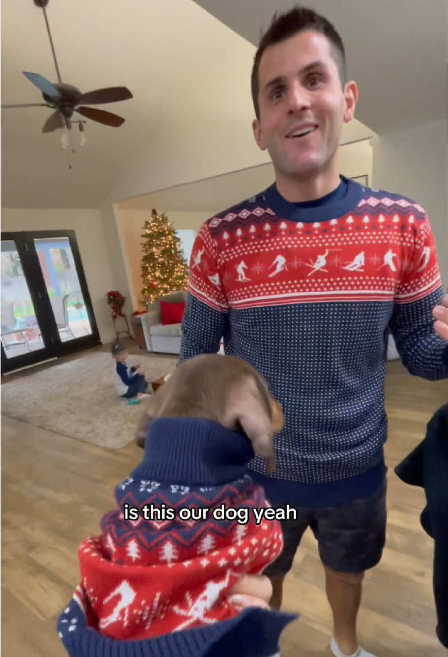 Dog is the best surprise😭💕💕 #dog#funny#funnyanimals#funnypets#animals#dogsofttiktok #pet #foryou #longervideos#usa