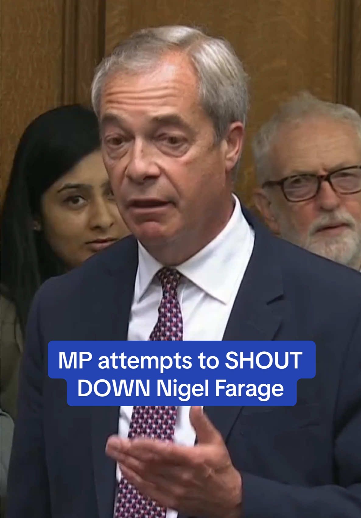 As Nigel Farage attempted to ask Keir Starmer a question about Brexit and illegal immigration, another MP attempted to shout down the Reform UK leader - leading to angry reactions from Reform MPs.  #nigelfarage #reform #reformuk #pmqs #immigration #keirstarmer #politics #news #brexit 