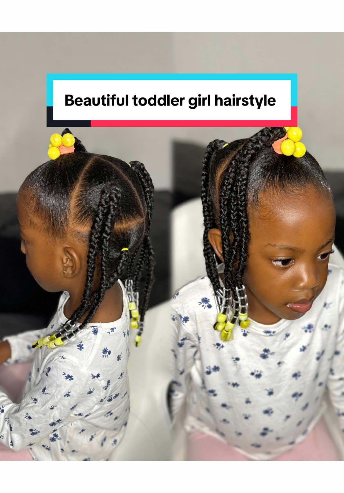 Beautiful toddler girl hairstyle #afrohair #kidshairstyles #kidshair 