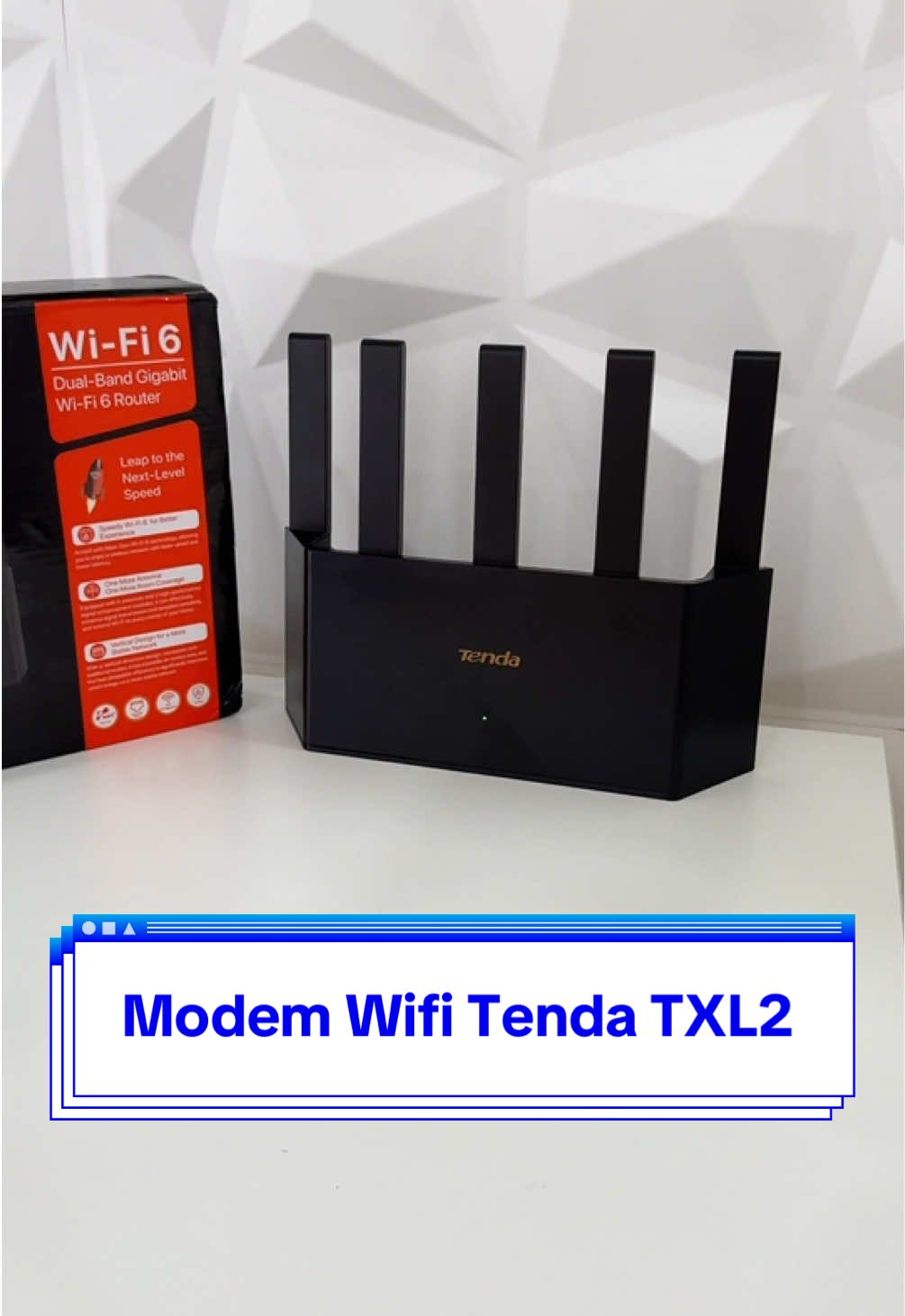 Tenda TX2L Pro – Giải pháp WiFi mạnh cho nhà nhiều tầng! #tenda #routerwifi #routertenda #tendatx2pro 