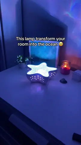 Perfect for relaxing, sleeping, or creating cozy vibes  #galaxylamp #roomdecor #ledlight #aestheticroom #nightlight Transform any room into a galaxy with Lampie, this starfish led lamp creates stunning cosmic light effects. Perfect for bedrooms, dorm rooms, or cozy corners, this aesthetic night light projects multicolor galaxy patterns across your walls and ceiling