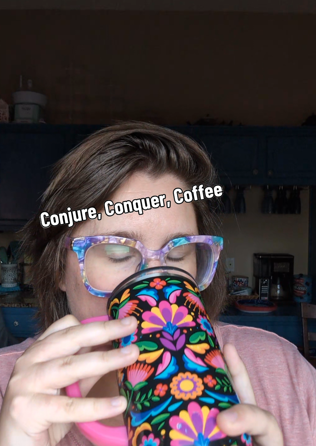 It’s Wednesday. Not quite the beginning, not quite the end but still full of possibility. This morning ritual is about steady energy, soft motivation, and remembering that even a small shift can set the tone. Let it be a good day, one sip, one step at a time #ConjureConquerCoffee  #everydaymagic #morningritual #morningmotivation #coffee 