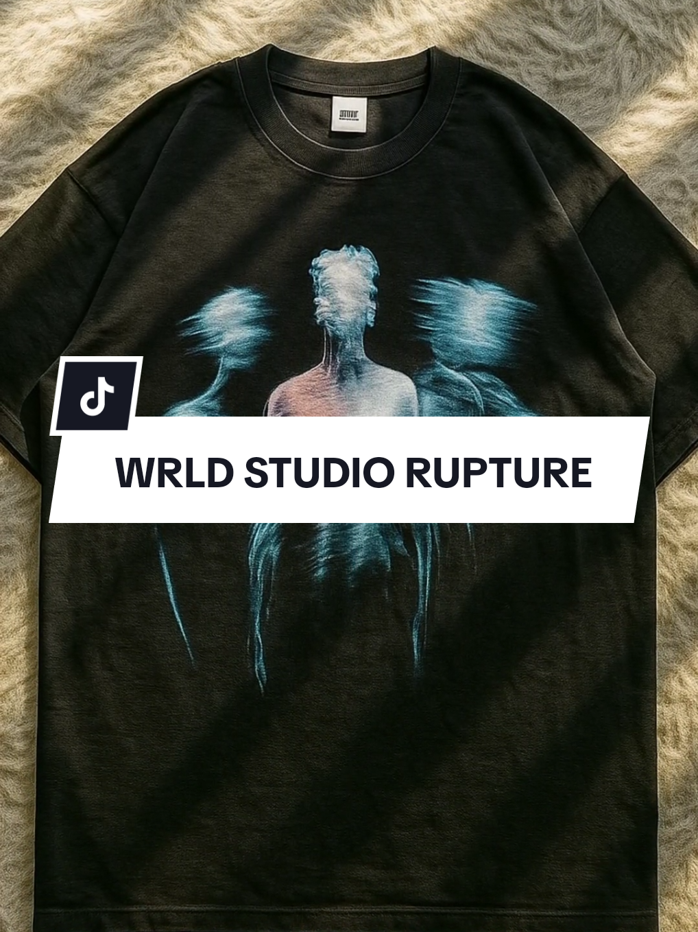 WRLD STUDIOS RUPTURE - Kaos Reguler fit. #kaos #shirt #outfit #promomakangajian #cuantanpabatas 