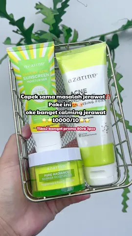 Solusi jerawat niiiihhh merapat✅🫵🏻😍#skincare @azarinecosmetic #skincareacne #acnetreatment 