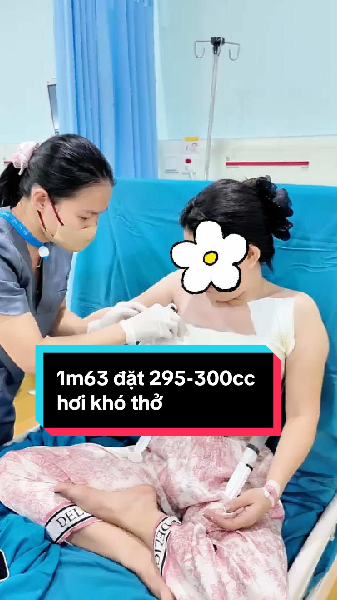 Ai muốn to thì vào đây tham khảo 1m63 đặt 295-300cc liền của em ạ #bsvutienthanh #pttm #nangnguc #thammy 