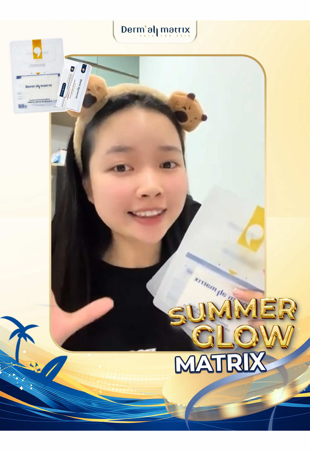 Cứ tưởng là da đã sạch sau khi đã tẩy trang và rửa mặt sao? #dermallmatrix #matnathach #summerglowmatrix #fyp #hangchinhhang 