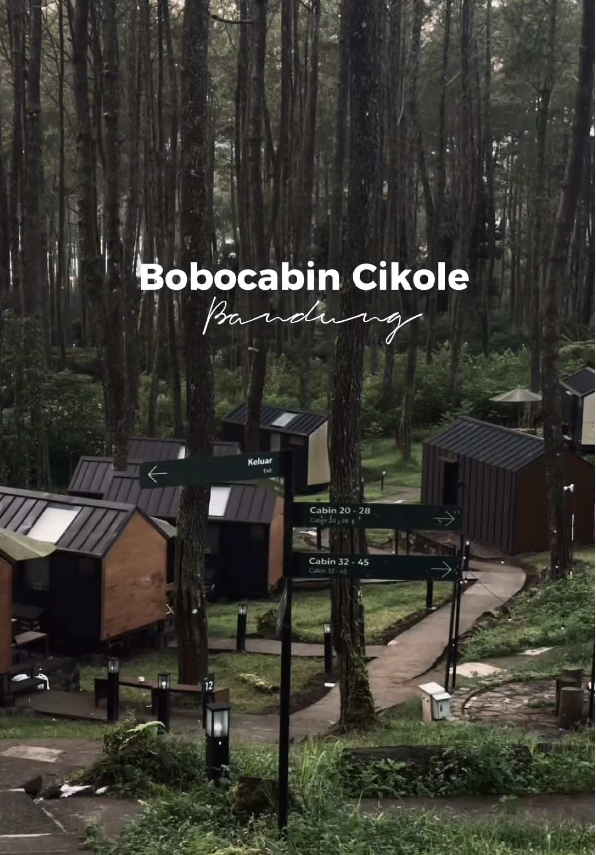 Tempat syahdu berasa di Twilight🌲🍃 #bobocabincikole #bobocabin #fyp #bandungplacetogo #bandung 