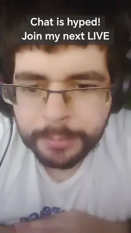 Chat is hyped! Join my next LIVE #tiktoklive #livehighlights #fyp #parati #humor #viral #saludos 