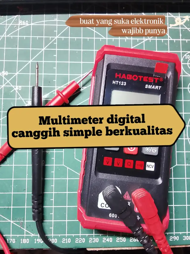 HABOTEST HT123 600V Digital Multi Meter AC DC 4000 Count SMART MULTITESTER BESAR DIGITAL MULTITESTER https://vt.tokopedia.com/t/ZSHbEs66jMRWQ-V0nvq/ #tutorial #elektronik #edukasitiktok #skema #multimeter