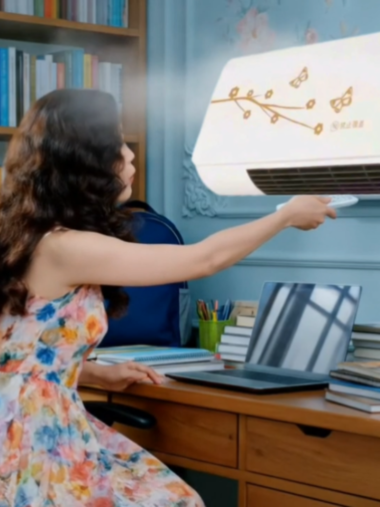 Máy điều hòa 2 chiều giá 343k không cục nóng, dễ Lắp đặt và di chuyển