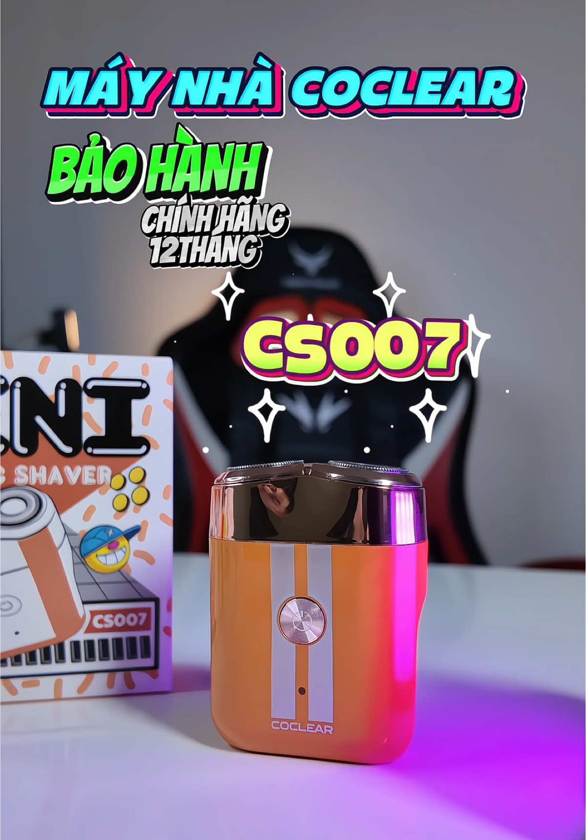 Máy cạo râu mini Coclear CS007 không lo đau rát sạch sâu, không cần thay lưỡi vì là lưỡi tự mài, không sợ nước rửa thoải mái và pin trâu lắm #haureview99 #LearnOnTikTok #thanhcongnghe #review #maycaoraumini #maycaoraucoclearcs007 #coclear #fypシ #fyp 