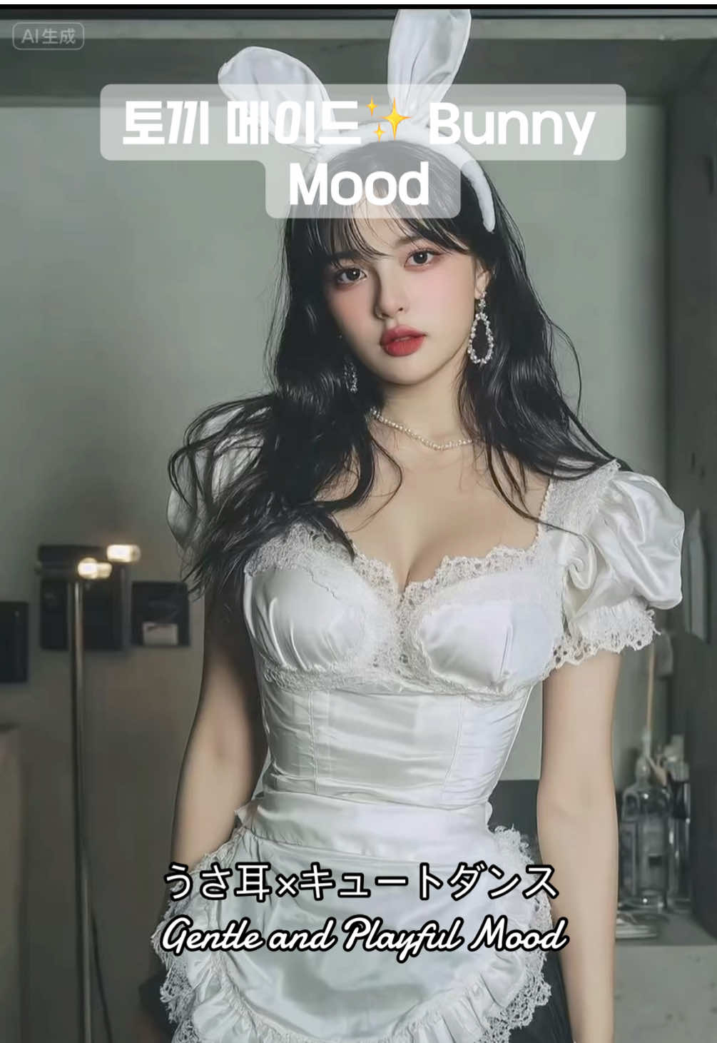 🐰오늘은 토끼 모드💗 귀엽게 주의 집중 중✨ / Bunny Mood Activated! 토끼 메이드 스타일🐰 오늘 분위기 어때요?   살짝 수줍고, 살짝 장난스러운 ✨   #댄스무드 #토끼스타일 #kpop무드 今天兔子出动了！乖巧+可爱模式上线中～你喜欢哪种风格？#兔耳风格 #女团舞感 #清爽舞蹈 Bunny maid mood today 🐰✨ Cute & cheeky energy only~   Which vibe is your favorite? #BunnyStyle #DanceMood #SoftPopVibes うさぎ風メイドの今日の気分🐰💫   ちょっぴり恥ずかしがり屋で、ちょっぴりいたずらっ子💗   #うさ耳ムード #ダンススタイル #BunnyStyle #DanceVibes #HandDance #KpopInspo   #AIVisuals #ShortVideoTrend #DanceChallenge #MoodOfTheDay   #토끼무드 #무드영상 #댄스챌린지 #여자무드룩