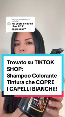 Risposta a @stefania7  Mai più capelli bianchi in vista! Ho provato personalmente questo shampoo colorante tintura preso su TikTok Shop Italia e… WOW 😍! In pochi minuti ha coperto perfettamente i capelli bianchi, lasciando un colore uniforme, brillante e super naturale. Facile da usare a casa, e il risultato sembra fatto dal parrucchiere! Consigliatissimo! 💯💇‍♀️ 🛒 Link: carrellino arancione in basso a sinistra nel video o qui sopra 👆 nella descrizione  #s#shampooColorante#copreCapelliBianchi#t#tiktokshopitaliac#capelliPerfettih#haircareitaliatiktokmademebuyit #t#tinturaFacilec#capelliBrillantit#tiktokshoprecension  #provatopervoi #s#shampootinturab#bellezzaDonnacapelliSemprePerfetti #over40 #capellibianchi #tintura 