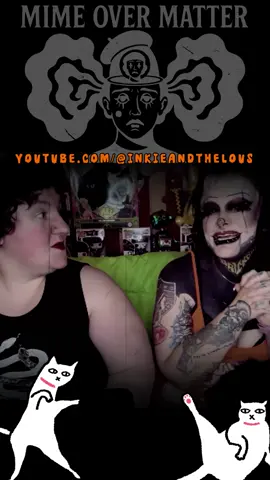 New #mimeovermatter TODAY at noon EST! #inkiewells #inkieandthelous #clown #musician #podcast #vodcast #halloween #halloweencowtumes