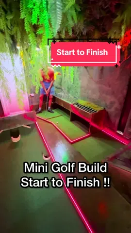 Start to finish jungle mini golf room!! This video shows the full start to finish of the first trailer, from boring lorry trailer to fun jungle mini golf!! ⛳️ We used Adobe Express to help us design the whole thing so we could bring our vision to life and now it's become better than we could have ever imagine. Oh yeah and it's in a lorry! AD  @Adobe  #transformation #lorry #minigolf #DIY