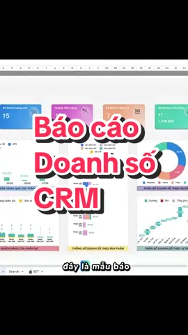 Mẫu báo cáo doanh số bán hàng CRM mà phòng ban sale nào cũng cần có #kinhdoanh #sale #doanhso #crm #banhang #quanlykhachhang #doanhsobanhang #googlesheets #template 