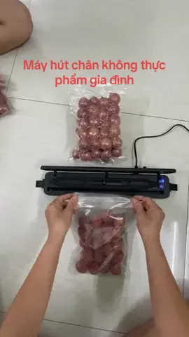 Compo 1 máy hút chân không thực phẩm gia đình tặng sét 50 túi chân không