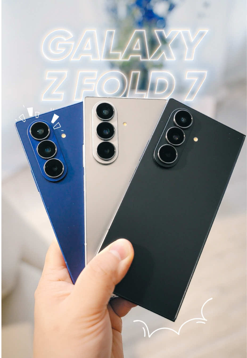 The NEW @Samsung Galaxy Z Fold7 is here!  Now slimmer ( Just 4.2 mm unfolded) , lighter (only 216g), more powerful, and packed with smarter AI features — plus a massive 8.0” display for multitasking and content creation 📱✨ Available in Jetblack, Silver Shadow, and Blue Shadow.  Which one’s your pick? 👇  @Samsung Canada   Follow for more Tech Essentials - Unboxing - EDC -  Desk Setup - Smartphones - Smart Home Content 🙌🏻  #Samsung #GalaxyZFold7 #Fold7 #FoldablePhone #Smartphone #Android #TechReels  @MiaNguyen @SamsungUS 