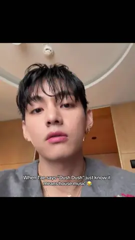 I also think that dush dush is fun Tae   #kimtaehyung #v #bangtan #bts_official_bighit #btsarmy #foryouu #explore #housemusic 