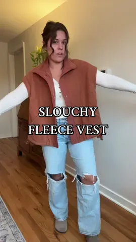so excited for vest outfits 🍂🐿️✨ #vestoutfit #fleecevest #oversizedvest #fallstyle #fallfashion #falloutfitinspo #pumpkinpatchoutfit #falloutfitinspo #readyforfall #falltok #tiktokshopmusthaves 