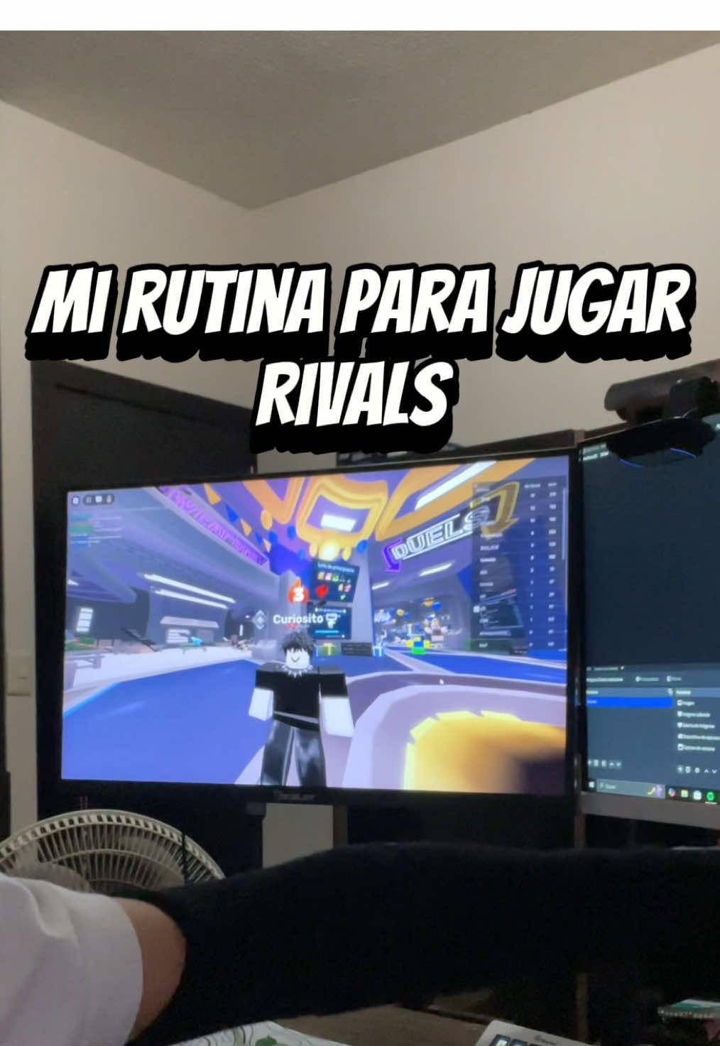Mi rutina para jugar #rivalsroblox 