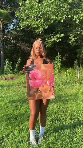 “TW: Fake Body” Oil on Canvas . TW: Fake Body is a surreal self-portrait exploring body dysmorphia and societal beauty standards. The image features exaggerated lips and optical illusions of body parts melting into and wrapping around each other — a visceral portrayal of distortion, pressure, and performance. This painting confronts the cultural obsession with hyper-femininity and the impossible ideals often pushed onto women and femmes. It is both a critique and a confession. The desire to conform is tangled with the desire to reclaim. Through the chaos of the body, I ask: What is mine, and what was given to me? Where do beauty and disfigurement blur? Where does pleasure meet punishment? TW: Fake Body is about the violence of aesthetic perfection, the longing to be loved, and the eerie unreality of existing under the gaze. #artist #blackartist #oilpainting #art #surrealism 