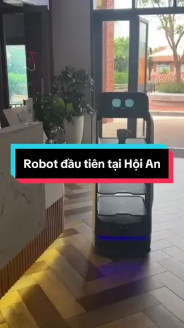 Đưa thành công em nhân viên chân dài đầu tiên về Hội An 🎊 Tiếp khách, bưng nước, đồ ăn cứ alo ẻm có mặt liền ✅ #Digicorp #AMR #AGV #robotkhachsan #technologyrobot #robotphucvu #robot #hoian #DeliveryRobot 